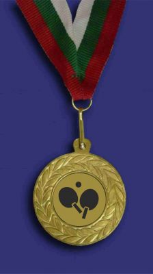 Медал M1035-1-TT злато за тенис на маса