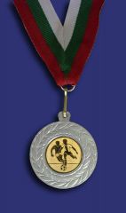 Медал М1035-2-F сребро за футбол