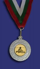 Медал М1035-2-К сребро за картинг