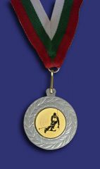 Медал М1035-2-S сребро за ски