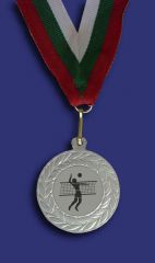 Медал М1035-2-V сребро за волейбол
